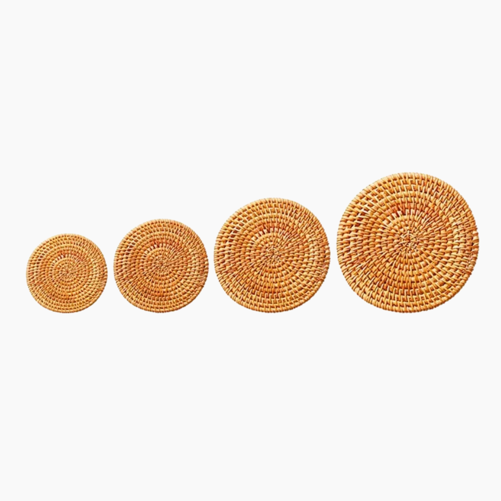 VINTAGE Rotting Coasters 4-pack